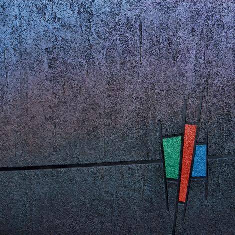 Asratto n 29, 2023, tecnica mista su tavola cm 100 x 80 cm
