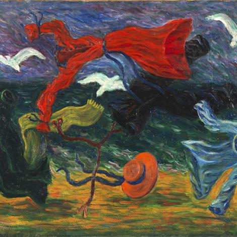 Colpo di vento, 1939, olio su tela