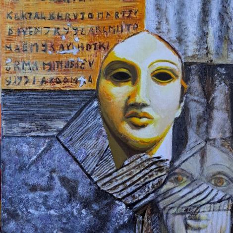C'è posta per te, 2024, tecnica mista 50x70 cm