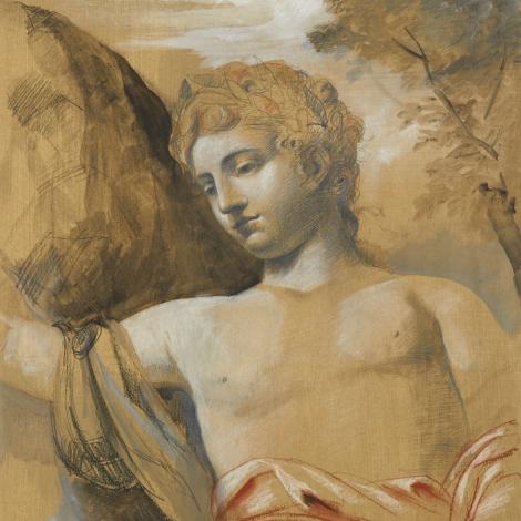 Senza titolo, 1980, collage di fogli di calendario su carta,66.0 x 49.0 cm