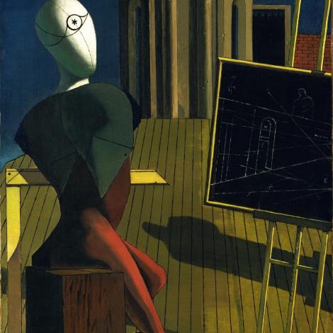 Il veggente, 1914-15, olio su tela, cm 89,6x70,1