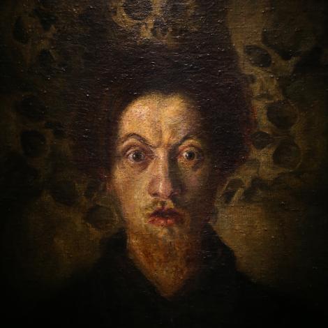 Autoritratto con teschi, 1908