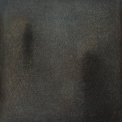 Grattage, anni '60, grattage su compensato, cm 76x71