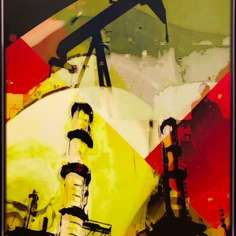 Energy and Future, 2025, tecnica mista 60x80 cm