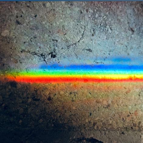 Lightin Cut, 2023, D-bond, stampa su alluminio 140x100 cm