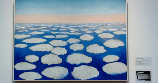 Above the clouds, opera della grande artista americana Georgia O'Keeffe