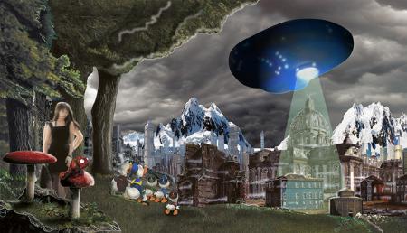 L’ultima Astronave, 2011, 120 x 70 cm