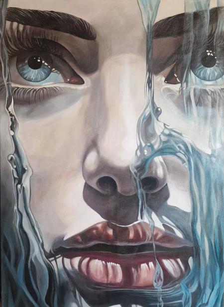 Vita, 2025, acrilico su tela  70x100 cm