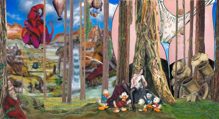 L’Uomo che possedeva il mondo, 2020, 128 x 70 cm