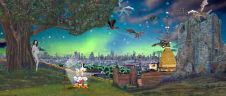 Mostri del cielo e della Terra, 2019, 141 x 60 cm