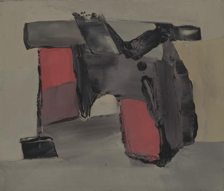 Senza titolo, 2003, olio su tavola, 70x60 cm