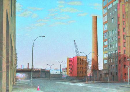 West side, 2009, olio su tela, 50x70 cm