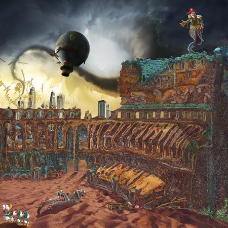 Le Onde del Sahara, 2021, 79 x 79 cm
