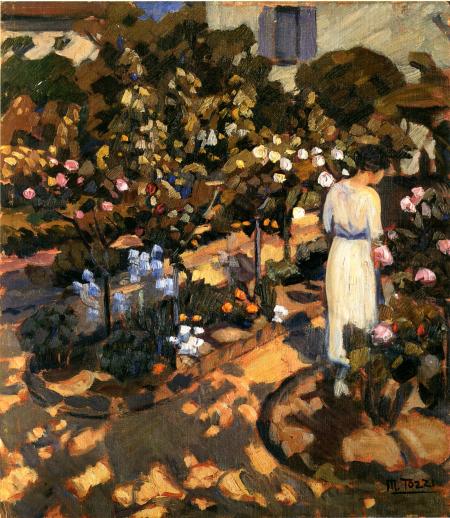 Il giardino di Lignorelles - nel giardino fiorito, 1920