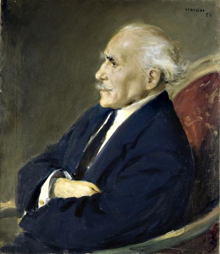 Ritratto di Arturo Toscanini, 1953, olio su tela, cm 70x60