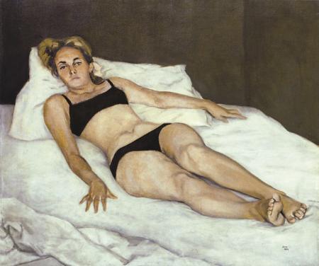 Bichini nero, 1964, olio su tela, cm 110x130