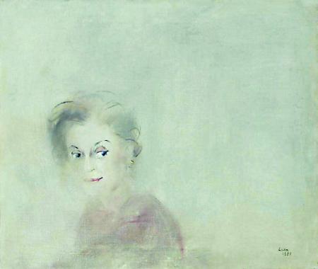 Giulietta Masina, 1981, olio su tela, cm 60x70