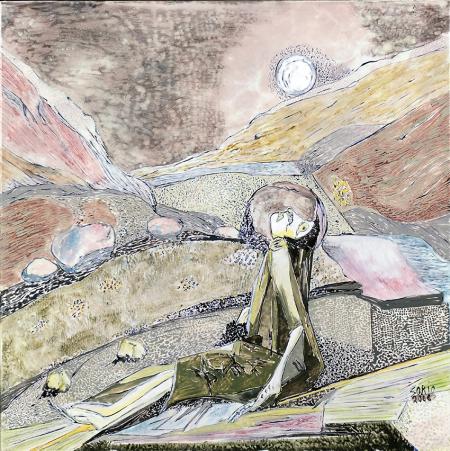 Dalla Pissota: la Luna, 2006, 43 x 43 cm