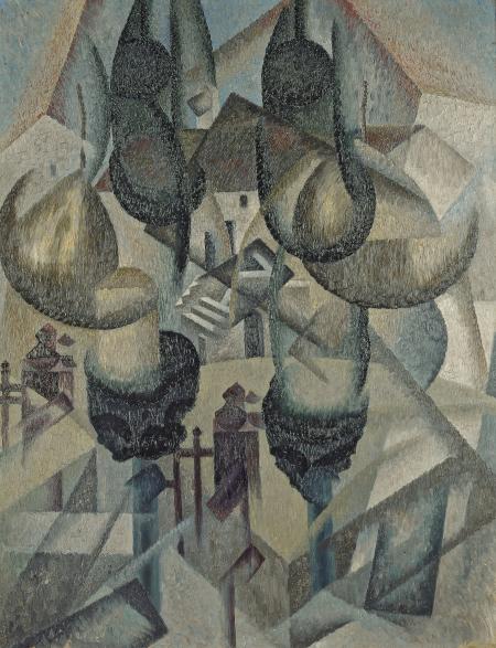 Paesaggio toscano, 1912-13, olio su tela