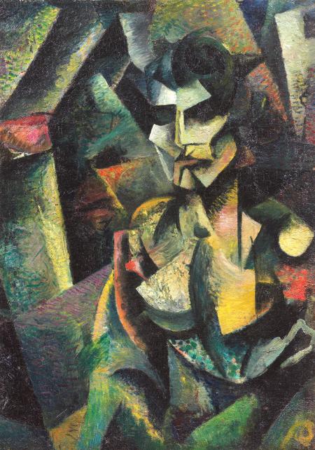 Figura, 1913, olio su tela