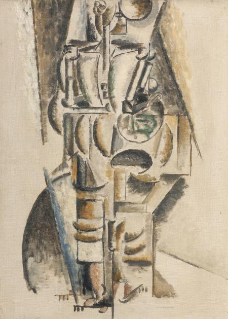 Linee e volumi di una persona, 1912, tempera su carta intelata