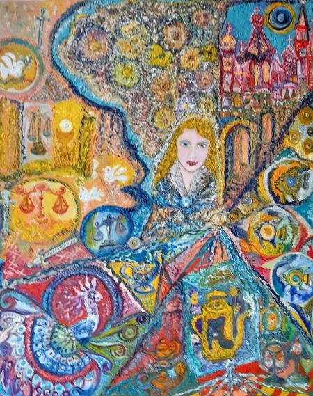 LA SOLERZIA, Coscienziosa e operosa diligenza, 2024, olio su tavola 90x110 cm