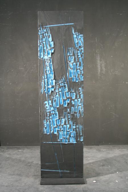 A parole nascoste, 1994, cm 48x15x188