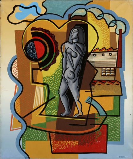 La donna della fabbrica, 1936-37, olio su tela, cm 60x50
