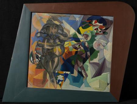 Costellazioni del genio, 1918 ca, olio su tavola