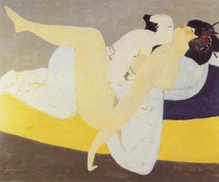 Poema giapponese n.5, 1989, olio su masonite, cm 120x145