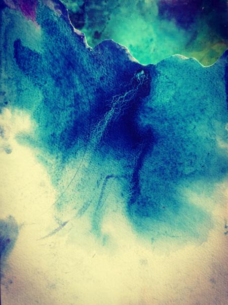 Il suono e il colore, 2024, inchiostri all'alcool 30 x 40 cm