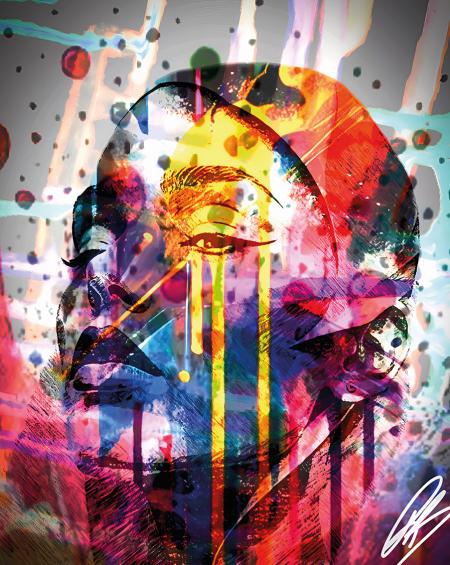 Sfumature interiori, 2023, arte digitale 90x110 cm