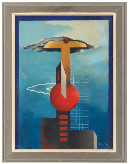 Aeropittura, 1931, tempera su carta, 50x34,5 cm