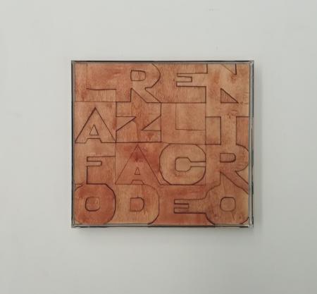 AFTER BOETTI OMAGGIO ad ALIGHIERO BOETTI LA FORZA DEL CENTRO LEGNO salvato nella capsula del tempo anche se gli originali forse non esisteranno più