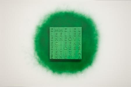 Emme I Elle Elle E, 1970, 35x35x3 cm