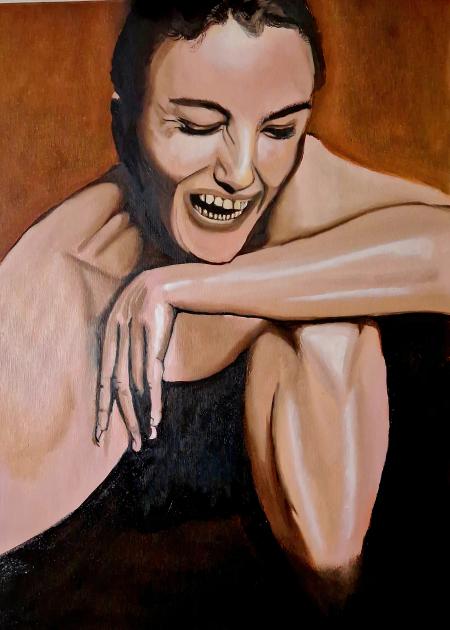 Allegria, 2023, olio su tela 60x70 cm