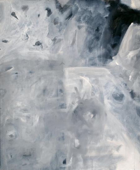 Senza Titolo, acrilico, inchiostro, pannello telato, 60x50 cm