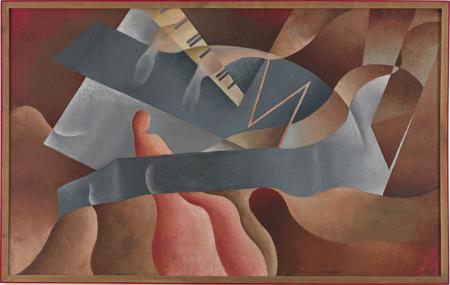 Composizione con tastiera, 1931, olio su tela