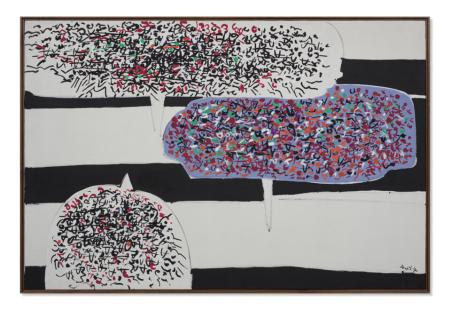 Senza titolo 43, 1962, tempera su tela, 97.0 x 146.0 cm
