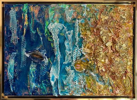 L'avventura prosegue, 2025, tecnica mista 70x50 cm