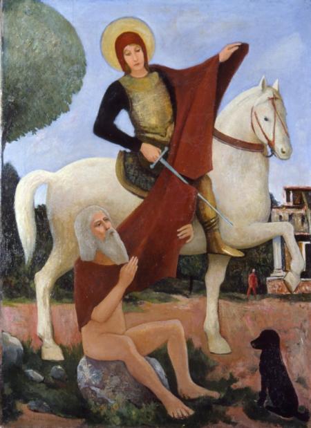 San Martino, 1932, olio su tela