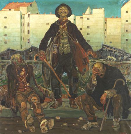 Rifiuti della società, 1918, olio su tela