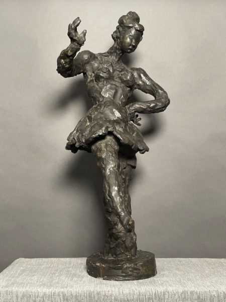 Ballerina, 1940, fusiohne in bronzo a cera persa, 32x52x32cm