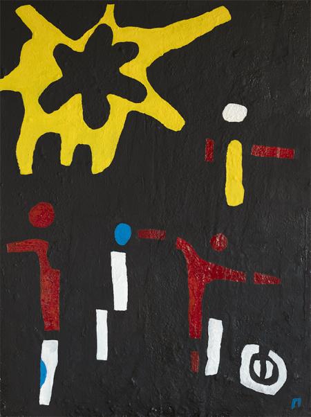 Cammini, acrilici su legno 60x80cm
