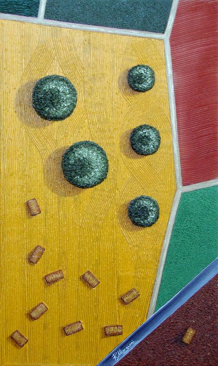 Campi arati, 2012, olio su tela 35 x 60 cm