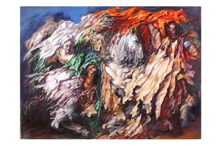 Dissolvenza - olio su tela cm 190x140 a.2014