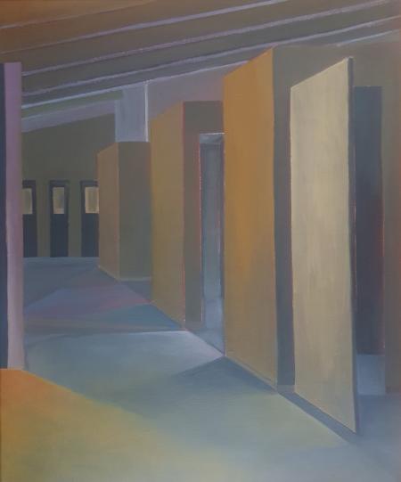 INDECISIONE, tecnica mista su tela 50x60 cm