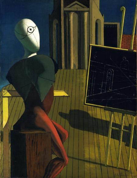 Il veggente, 1914-15, olio su tela, cm 89,6x70,1