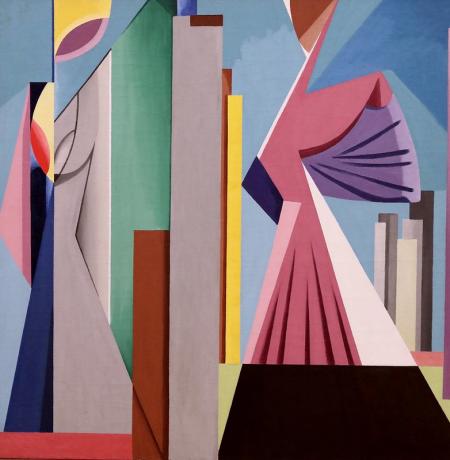 Deux femmes debout, 1917
