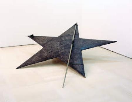 Stella per purificare le parole, 1978, legno, acciaio e corda